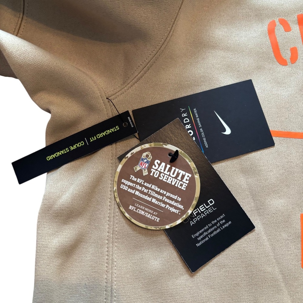 Nike Cincinnati Bengals Hoodie Salute To Service Camo Hood Men ‎ Size S NWT - Picture 4 of 12